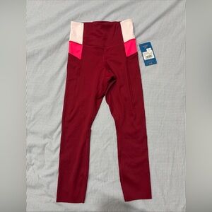 Brooks Method 3/4 Tights Women's XS Pants Crop Mauve Activewear Gorecore New $84